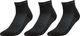 Craft Chaussettes Core Dry Mid - paquet de 3 - black/40-42