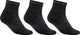 Craft Core Dry Mid Socks 3-Pack - black/40-42