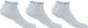 Craft Chaussettes Core Dry Mid - paquet de 3 - blanc/40-42