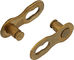 Cierre de cadena MissingLink reutilizable - titan nitrid gold/9 velocidades