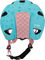 oyo style Kids Helmet - flowers cyan matt/50 - 54 cm