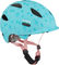 oyo style Kids Helmet - flowers cyan matt/50 - 54 cm