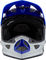 Troy Lee Designs D3 Fiberlite Helm - volt blue/56 - 57 cm