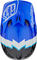 Troy Lee Designs D3 Fiberlite Helmet - volt blue/56 - 57 cm