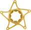 absoluteBLACK E-bike Chainring Spider for Specialized / Brose - gold/53 mm