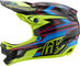 Troy Lee Designs D4 Carbon MIPS Helmet - volt black-flo yellow/55-56