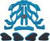 Stage MIPS Helm - valance blue/57 - 59 cm