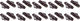 Shimano M50T Brake Shoes for Tiagra, Sora - 10 Pairs - black