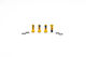 OAK Components Juego de Tornillos de Titanio M6x16 para Adaptador de Frenos de disco - gold