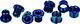 KCNC Kettenblattschraubenset MTB M8 lang - blau/universal