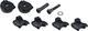 Specialized Set de abrazaderas de repuesto para tijas de sillín - black