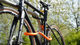tex-lock Eyelet chain lock + D-lock shackle lock - acid orange