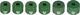 Abbey Bike Tools Set d'Embouts Suspension Top Cap Socket - green
