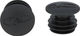 Lizard Skins Poignées de guidon Moab Lock-On - noir / noir/130 mm