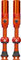 Muc-Off Tubeless Valves Big Bore Hybrid - orange/Schrader Valve (AV)/45 mm