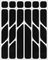 rie:sel design Re:Flex Everywhere Reflector Set - black | universal