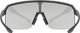 uvex ramp sports glasses - black matte | mirror silver