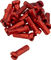 Sapim Polyax Aluminium-Nippel - 20 Stück - rot