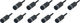 Jagwire Lined end caps for Shifter Cable Housing 4 mm - 10 pieces - black