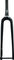Columbus Futura Gabel Cross - black matt/1 1/8" - 1,5" tapered/28"/12 mm Steckachse/100 mm