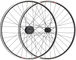 bc basic Set de Roues Urban Acera V-Brake DT Swiss 535 28" - noir | Set de 28" (avant 9x100 Dynamo + arrière 10x135) Shimano