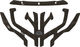 Troy Lee Designs Coussinets Headliner pour Casque A3 - black/12 mm / 57 - 59 cm