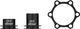 MRP Better Boost Adapter VR für DT 240s 6-Loch - black/VR 15 x 100 mm Steckachse