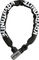 Kryptonite KryptoLok® 2 Integrated Chain bike lock - black-grey-white/95 cm