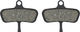 GALFER Bremsbeläge Disc Standard für SRAM/Avid - semi-metallisch - Stahl/SR-005