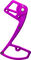 Garbaruk Jaula de desviador para Shimano MTB de 12 velocidades - violet