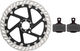 Magura Kit de discos de frenos y pastillas MDR-P 6 agujeros 220 mm - 7.P/Orgánico/220 mm