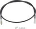 Trickstuff Beta Kevlar Brake Line Kit Banjo / Straight for Maxima / Direttissima - black-silver/900 mm