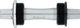 White Industries Eje de pedalier cuadrado de acero inoxidable - black-silver/BSA 73x121