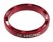 KCNC Hollow Headset Spacer 1 1/8" - rojo/5 mm