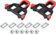 Shimano SPD-SL Cleats SM-SH10 Modell 2023 - schwarz-rot/0°