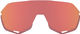100% Hiper for S2 Sports Glasses Replacement Lens - hiper red multilayer mirror/universal
