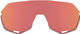 100% Verre Hiper pour Lunettes de Sport S2 - hiper red multilayer mirror/universal