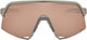 100% S3 Hiper Sports Glasses - soft tact stone grey/hiper crimson silver mirror