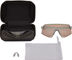 Gafas deportivas S3 Hiper - soft tact stone grey/hiper crimson silver mirror