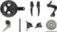 Dura-Ace Di2 R9250 2x12 36-52 Groupset w/ Disc Brake - black/172.5 mm 36-52, 11-30