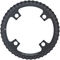 CDX Vordere Riemenscheibe 4-Arm 104 mm Lochkreis - schwarz/46 Zähne