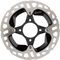 Disco de freno RT-MT900 Center Lock dentado interno p. XTR / Dura-Ace - negro-plata/140 mm