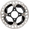 Shimano Disco de freno RT-MT900 Center Lock dentado interno p. XTR / Dura-Ace - negro-plata/140 mm