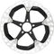 Disco de freno RT-MT900 Center Lock dentado interno p. XTR / Dura-Ace - negro-plata/203 mm