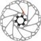 Shimano SM-RT64 Center Lock Brake Rotor for Deore w/ External Teeth - silver-black/220 mm