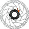 Shimano Disque de Frein RT-EM300 Center Lock pour STEPS - argenté-noir/180 mm