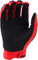 Troy Lee Designs SE PRO Solid Ganzfinger-Handschuhe Modell 2023 - glo red/M
