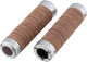 Brooks Plump Leather Grips - 2023 Model - brown/130 mm
