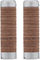 Brooks Poignées Plump Leather Grips Modèle 2023 - brown/130 mm