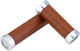 Brooks Slender Leder Lenkergriffe für Drehgriffschalter einseitig Modell 2023 - honey/130 mm / 100 mm